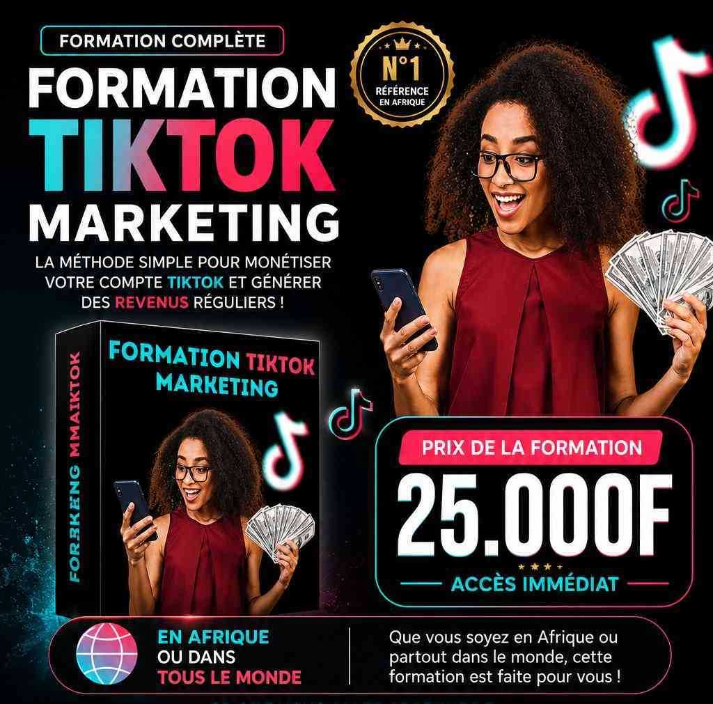 Création d'un compte tiktok monétiser